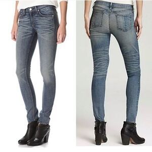𝅺RAG & Bone Monument Wash Denim Skinny Jeans 25